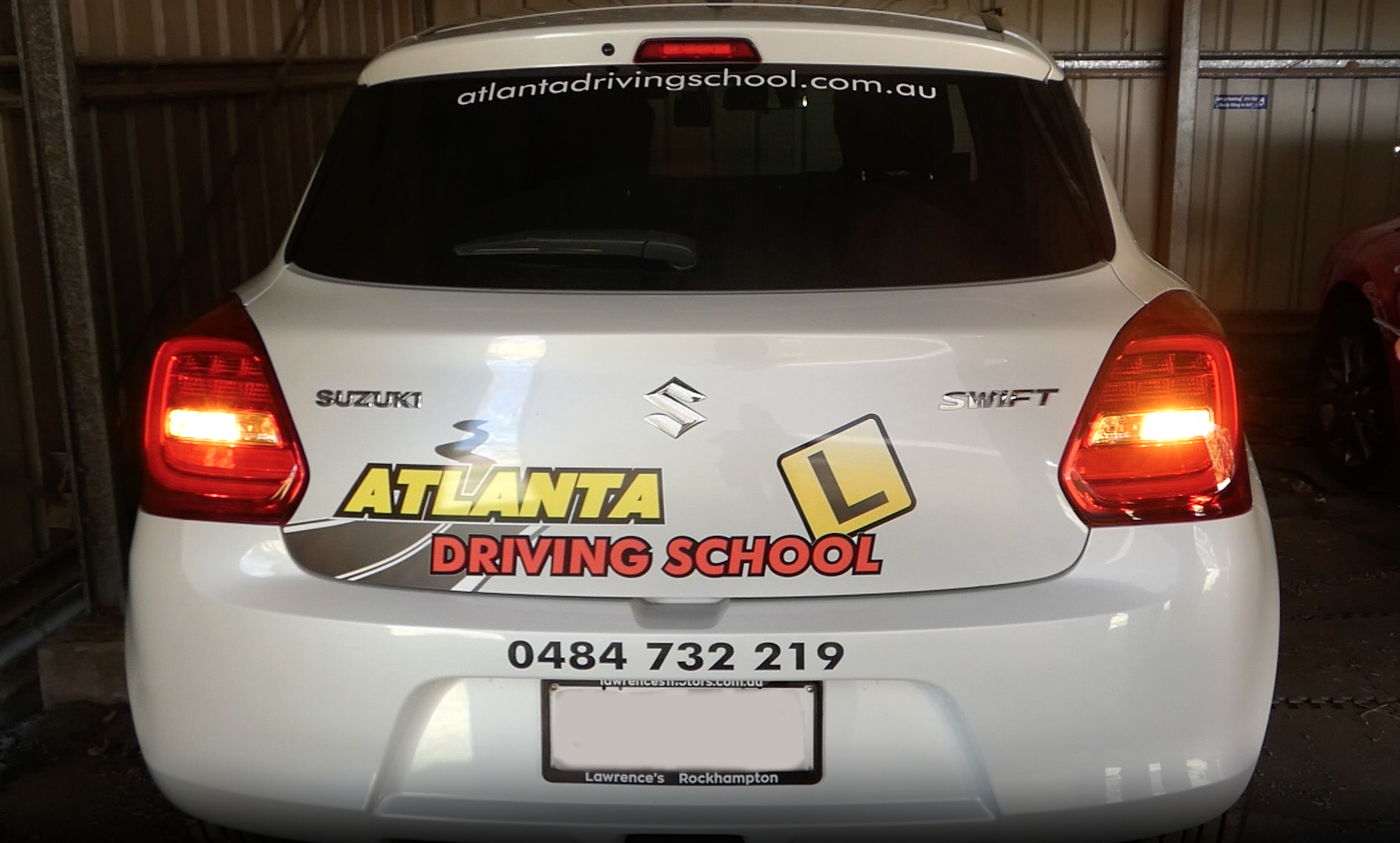 Atlanta Driving School instructor with a learner in Rockhampton